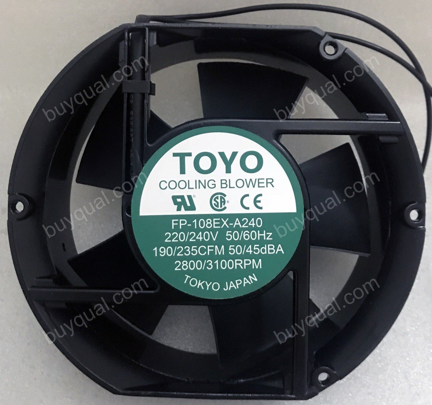 TOYO FP-108EX-A240 FP-108EX 220/240V 38W 0.28A Cooling Fan TOYO FP-108EX-A240 FP-108EX 220/240V 38W 0.28A Cooling Fan